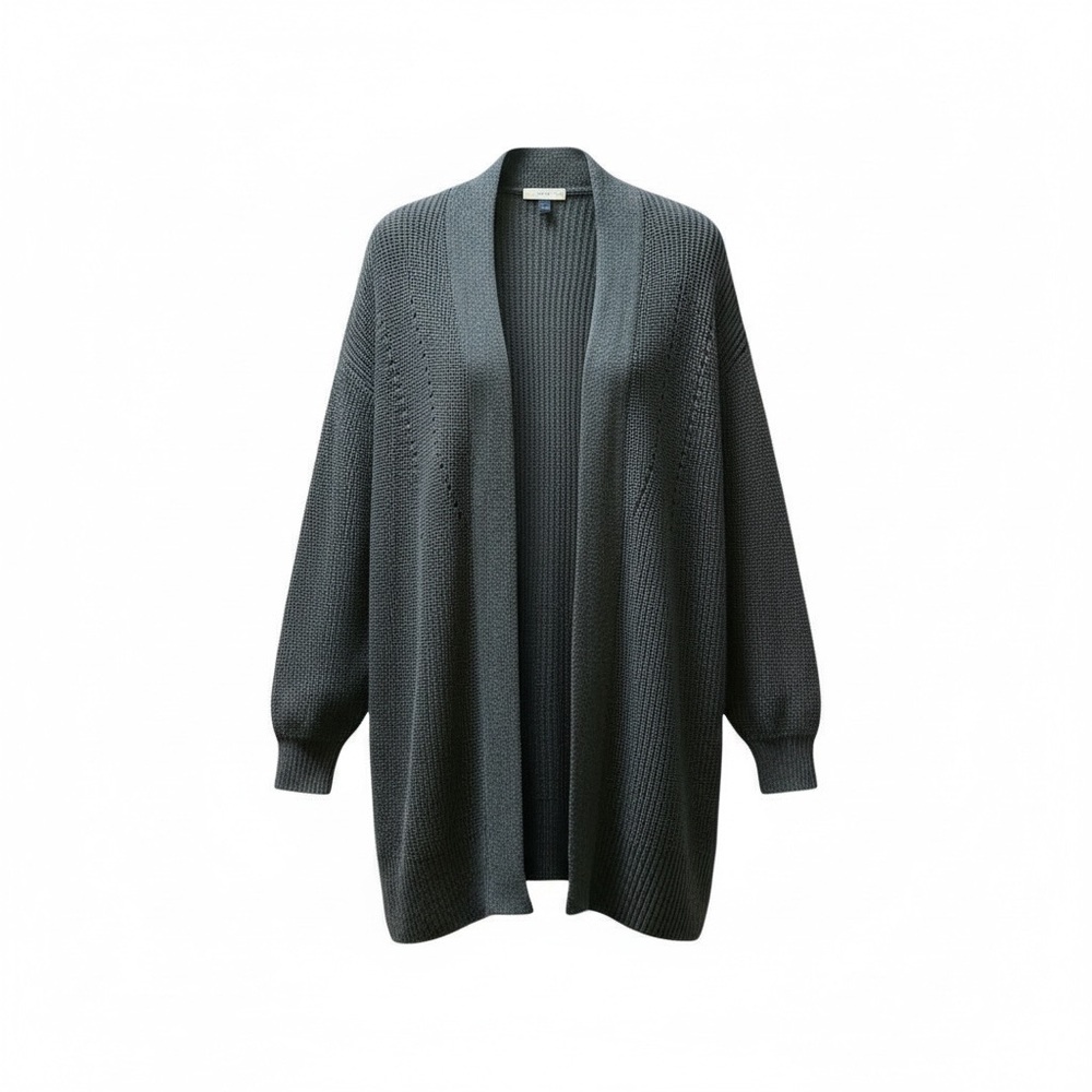 Gray Fall/Winter Women's Cardigan Sweater